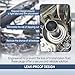 23400 Transmission/Transaxle Plug Kit, 5-Piece Replacement for Lisle with Adapter for Ford, Fits Cars & Pickups