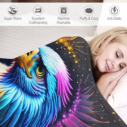Couverture perroquet 3D moelleuse pour vos soirées cocooning sur le canapé - 4