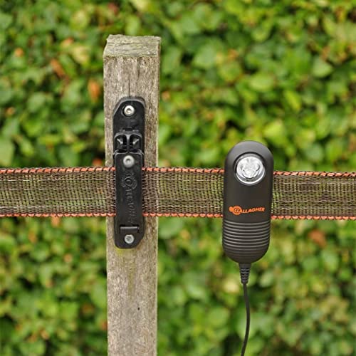 Gallagher Live Fence Indicator | Detects Electric Fence Energizer Pulse | Visible Led Light Indicator Alert Device That Clips To Wire Or Tape Fences | Low Voltage Cut Off | Uv And Water Resistant #TOP4