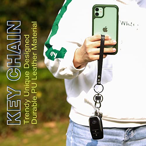 Amazon Essentials - Lanyard Keychain With Detachable Alloy Metal Rings Metal Rings (Black) #TOP5