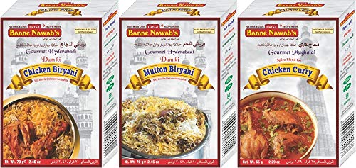 Chicken Biryani & Mutton Biryani & Chicken Curry 3 Pack