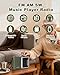 FM AM SW Transistor Radio with Rechargeable Battery, Portable Pocket Radio with MP3 Music Player, Mini Battery Operated Shortwave Emergency Tool, Type C Charging & Headphone Jack(Music Player Version)
