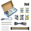 REXQualis Electronics Basic Kit w/Power Supply Module, Breadboard, Jumper Wire, LED,Resistor,  with more than 300pcs sensors and components for fun and simple electronic projects.