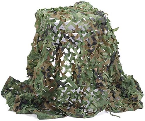 Senmortar Camo Netting Camouflage Net Army Mesh Nets Cover Lightweight with Mesh Net Behind for Hunting Blind Sunshade Decoration Party Fence Shooting Camping Photography Outdoor