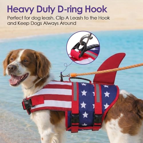 Bess Bridal Dog Life Jacket - Shark Safety Vest for Swimming & Boating by Bess Bridal - Used condition - Image 3