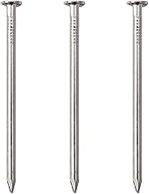 120pcs Hardware Nails, 2 Inches Nickel Plated Hanging Nails, Wall Nails for Hanging, Wood Nails, Long Nails (2 in)