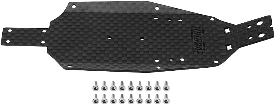 INJORA Carbon Fiber Chassis for 1/28 Losi Micro-T (7g)