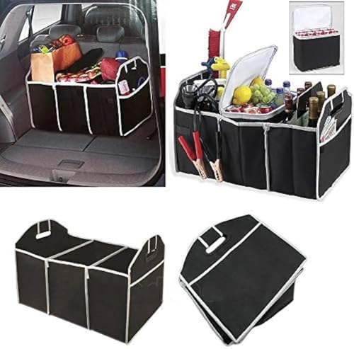 Organizador de Porta Malas para Carro - Portátil Conjunto Dobráve...