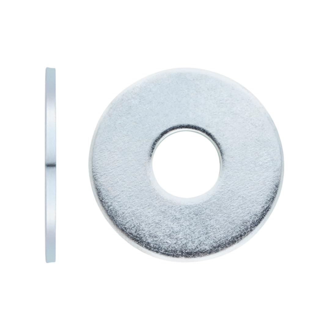 Rondelle plate large M18 pour fixation de charpente metallique lot de 50