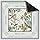 PQKIY Beige Birds Chinoiserie Floral Mahjong Mat 31.5 x 31.5 Inch, Vintage Botanical Non-Slip Noise Reduction Mahjong Table M
