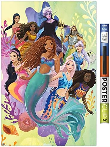 amazon-trends-international-disney-little-mermaid-group-wall