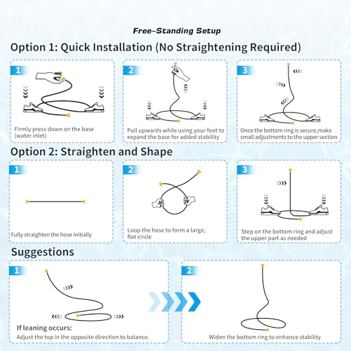 image for Mellbree Misters for Outside Patio, Standing Outdoor Hose Misting Cool