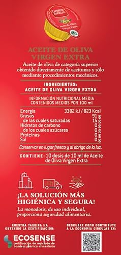 Miniatura 3 de Capricho Andaluz - Aceite De Oliva Virgen Extra, Bolsa 10 Monodosis De 10ml