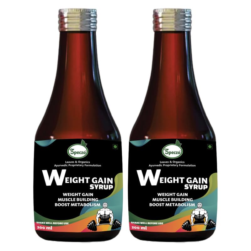 Sabates, Ayurvedic Weight Gain Syrup |Nutrition of Health Gainer Supplement Increase Muscle Size|Achieve Healthy Weight Gain with Ease -400ml-image-33