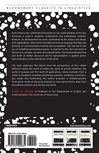 Worlds of Written Discourse: A Genre-Based View