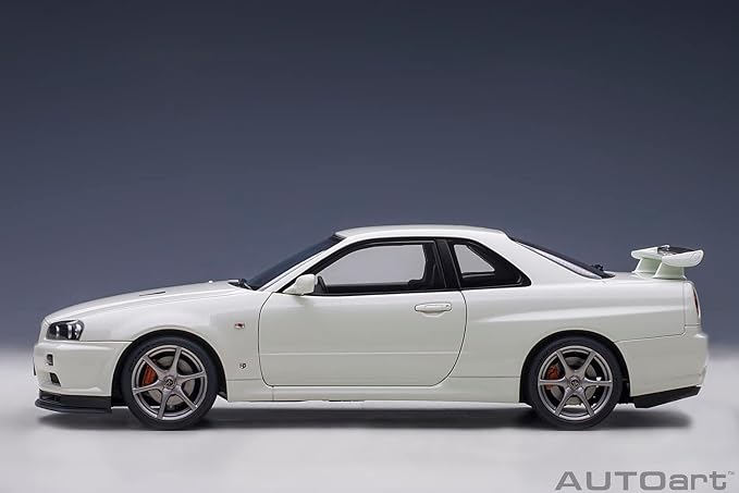 AUTOart 1/18 Nissan Skyline GT-R R34 V Spec II White India | Ubuy