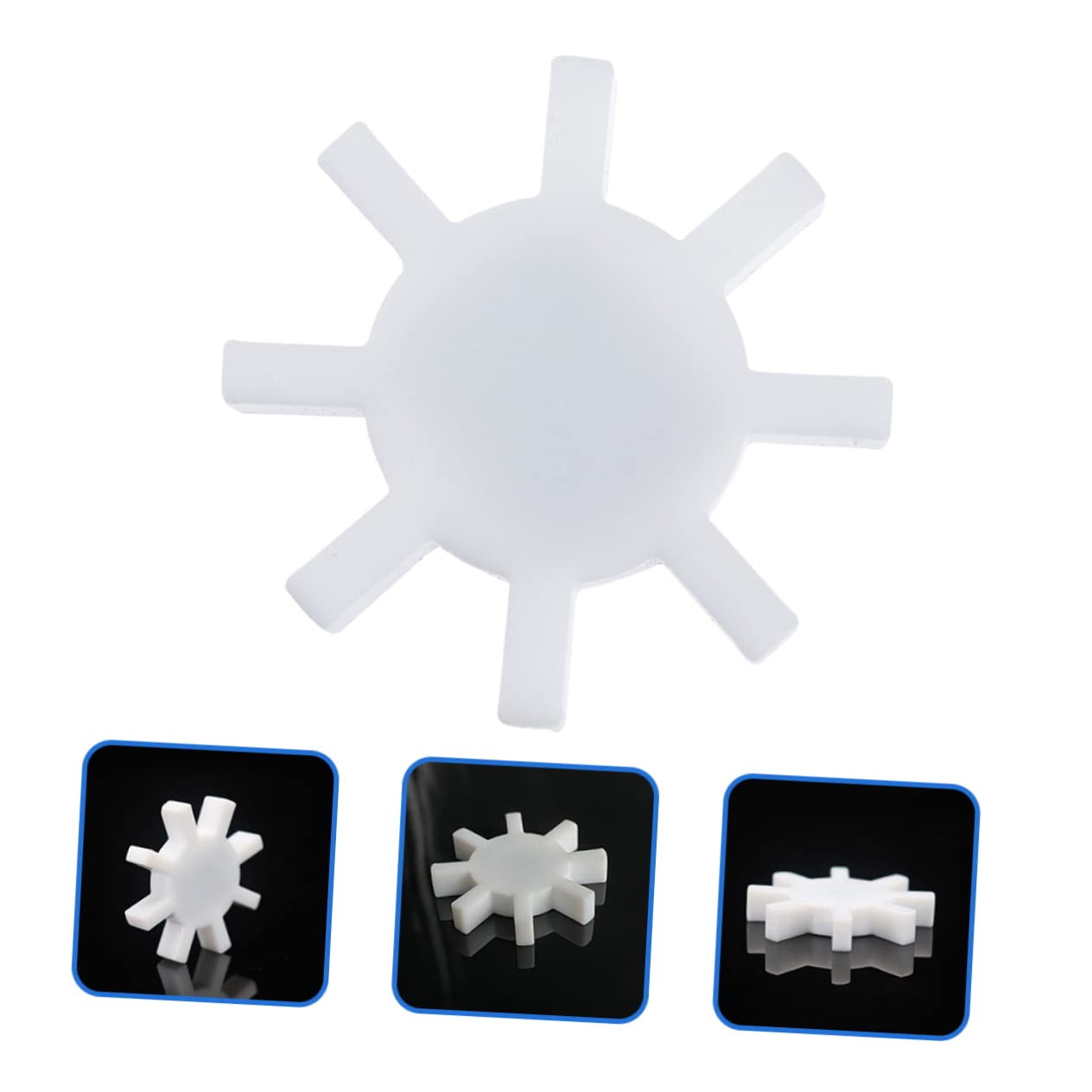 Ciieeo 4 Ensembles Barre Agitation Magnétique Ptfe Forme Pour Laboratoire Résistance À Température Aux Solvants Mélangeur 2 Pièces * 4
