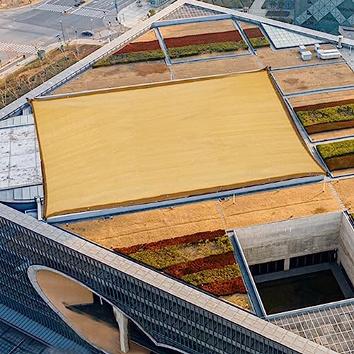 Malla de sombra beige de 8x9 m para jardín y terraza 5