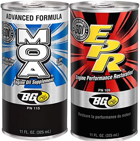 Maserati of Washington Bg Products 115 MOA & 109 EPR Motor Oil Additive Lubrication Supplement Engine Restore