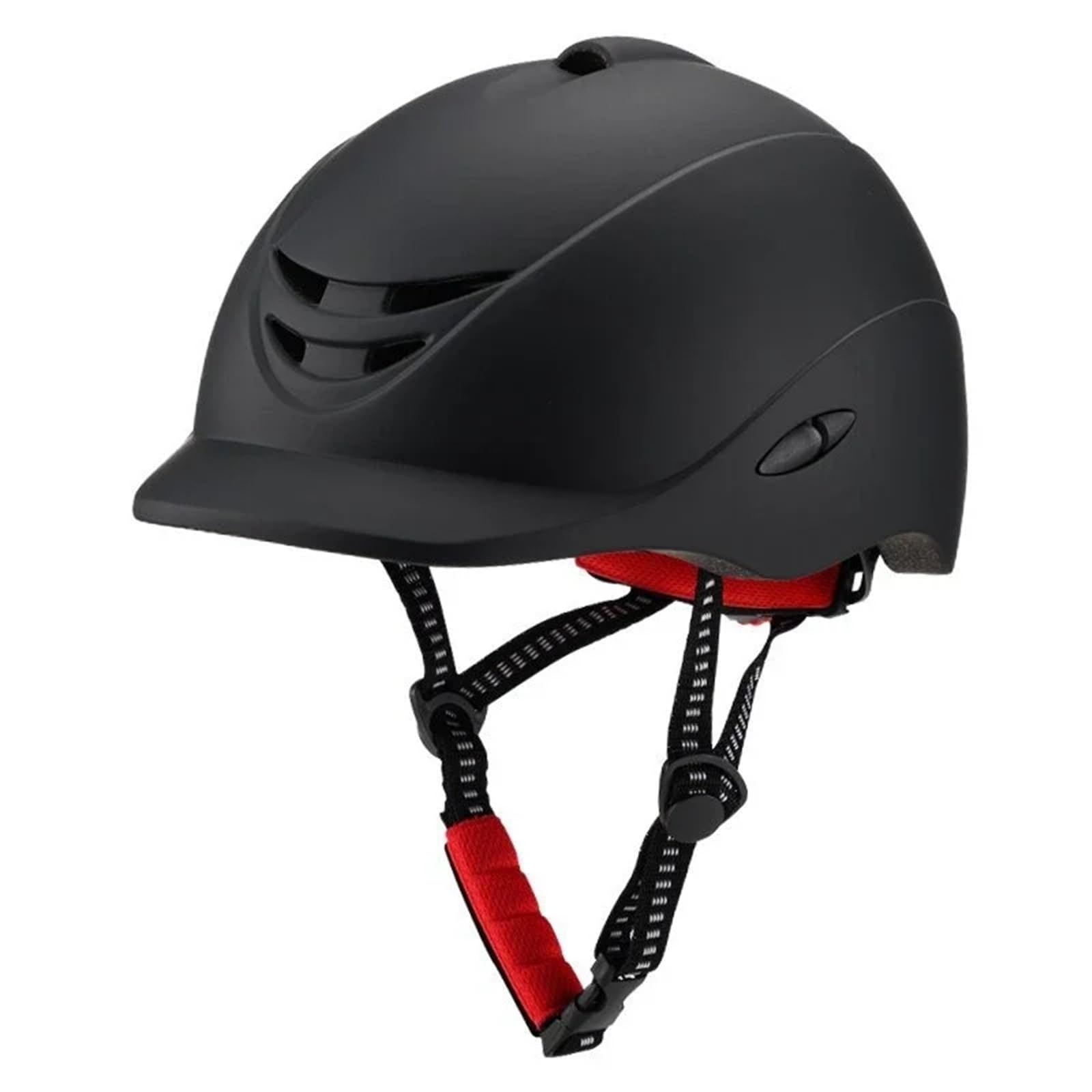Cap Equitazione Casco da equitazione, casco, mezza copertura, protezioni di sicurezza regolabili, comodo indossare per Esterni