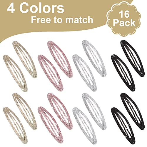 WILLBOND Oval Water Drop Metal Hair Clips #TOP17