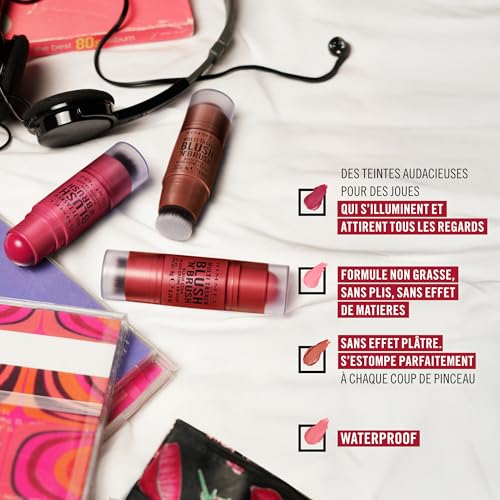 Rimmel London Multi-Tasker Blush'N'Brush Blush Stick Végan