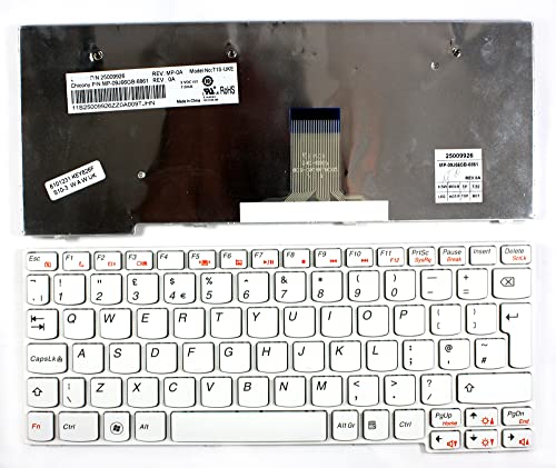 Clavier PC portable Lenovo 25009926 Power4Laptops blanc