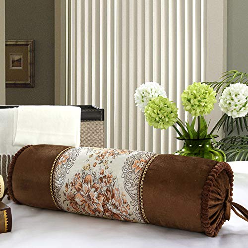 QMZ Cojín de sofá retro clásico europeo almohada funda de almohada almohada redonda de caramelo cojín de futón almohadilla de rodillas meditando