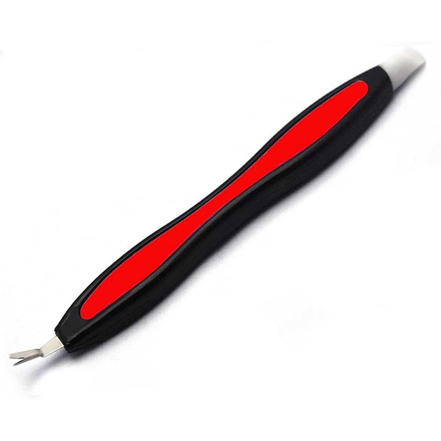 Cuticle Pusher UV Gel Polish Soak Off Remover Tool Nail Arts Cuticle Trimmer (Red)