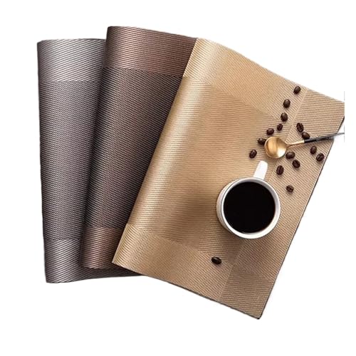 Sets de table 6 pièces napperon isolant prédécoupé imperméable couleur 4 - 3