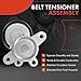 A-Premium Belt Tensioner Assembly with Pulley Compatible with Nissan Altima 2007-2012, Murano 2009-2014, Maxima 2009-2015, Quest 2011-2012, 3.5L, Replace# 11955JA10A, 11955JA10B