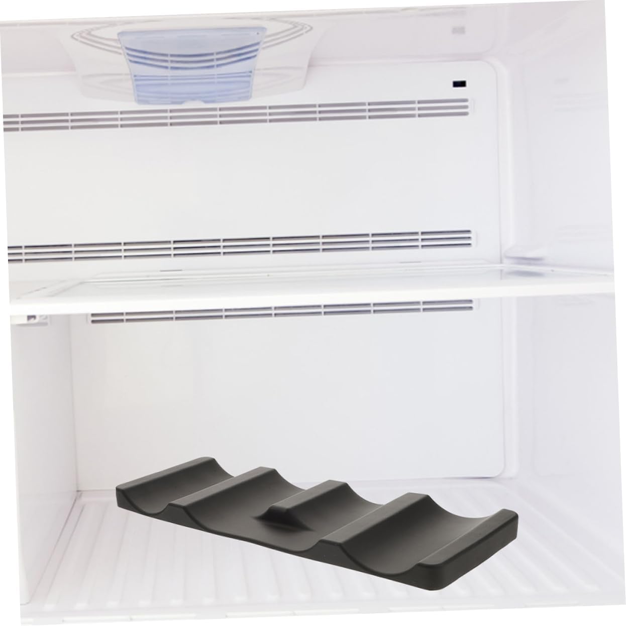 3pcs Silicone Bottle Storage Mat Non- Beer and Soda Organizer for Fridge Wave Pattern Design for Stability for Home Bars and Shops