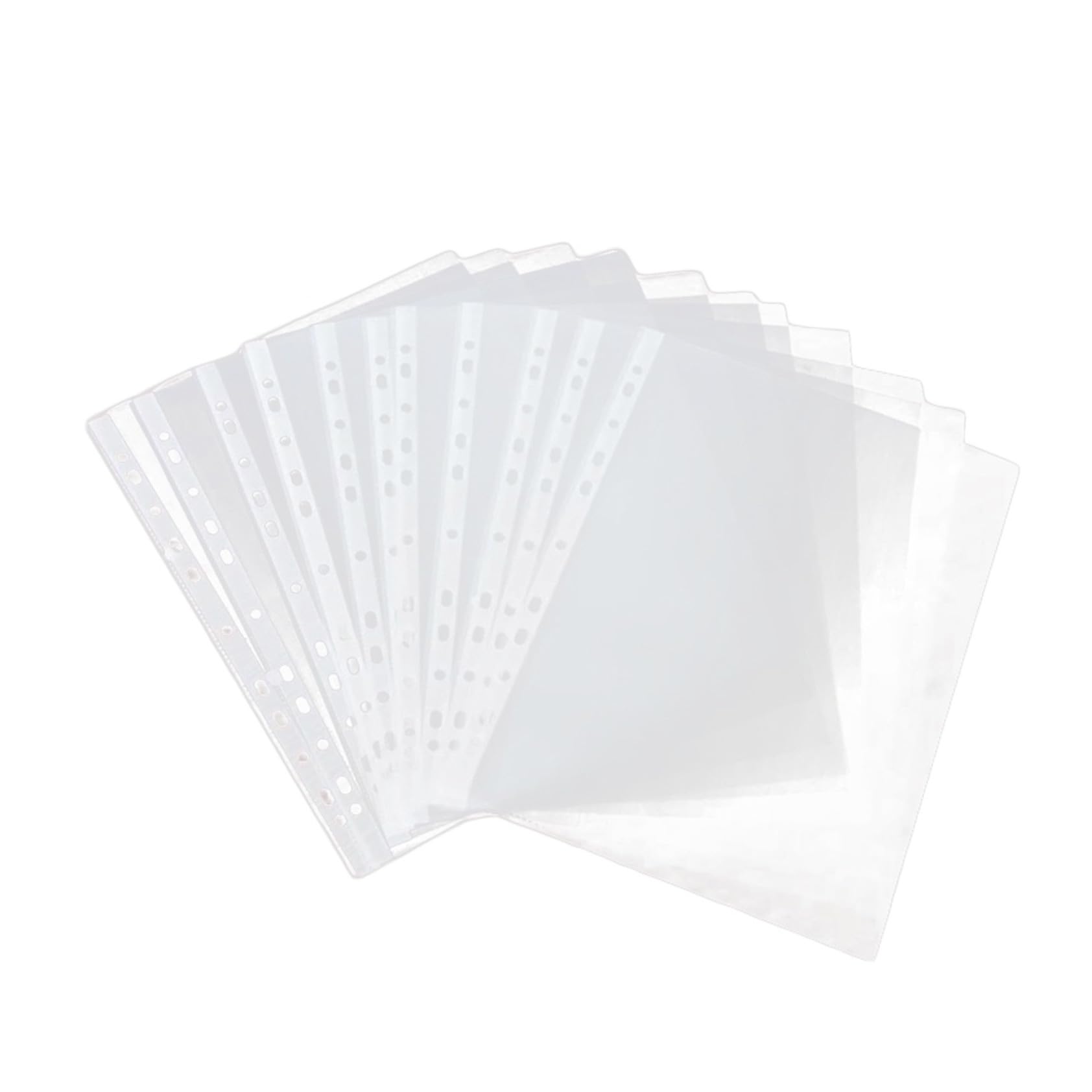File Folder A4 100 Pezzi in Pp Trasparente 11 Fori