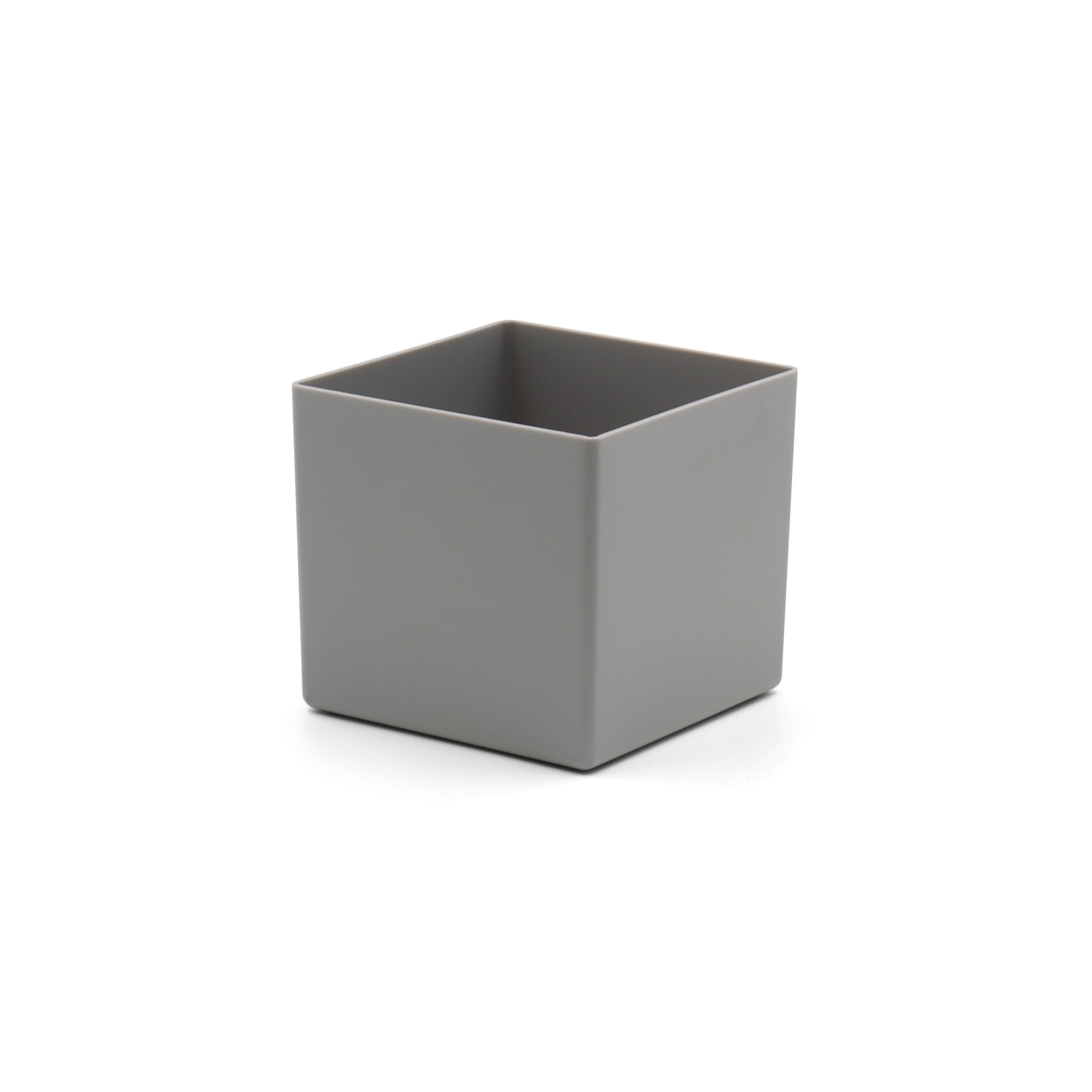 25 pcs. boîte d'insertion E90/2, 99x99x90 mm, gris, standard industriel, pour tiroirs, boîtes d'assortiment etc., en polystyrène à haute résistance aux chocs