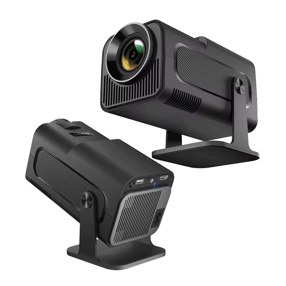 Mini Portable Projector, Mini Video Projector 4K FHD 1080P, Automatic Keystone, HY320 WiFi 6, BT 5.0, 180 Degree Rotation, Built-in Android 11.0/iOS, 135 Inches for Phone/PC/Computer-image-22