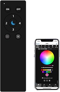 WLED Remote Control with 4 Tactile Scene Buttons, Preset Night Light,50m WiFi Wireless Direct Control, RGB IC LED ESP No App Needed Work with WLED Controller Device(Battery not Included)