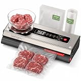 Envasadora al vacío para alimentos, báscula digital integrada 90 kPa