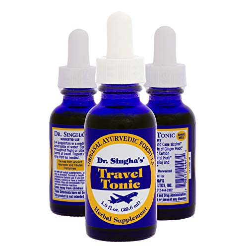 Dr. Singha's Travel Tonic - Jet Lag Relief & Prevention Tonic , Set To Energize & Restore #TOP4