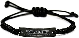 Dental Assistant Rope Bracelet Gifts for Coworker, Be proud of the work you have done Dental Assistant Appreciation Gifts for Women or Men, Thank you Dental Assistant Retirement Appreciation Gifts for