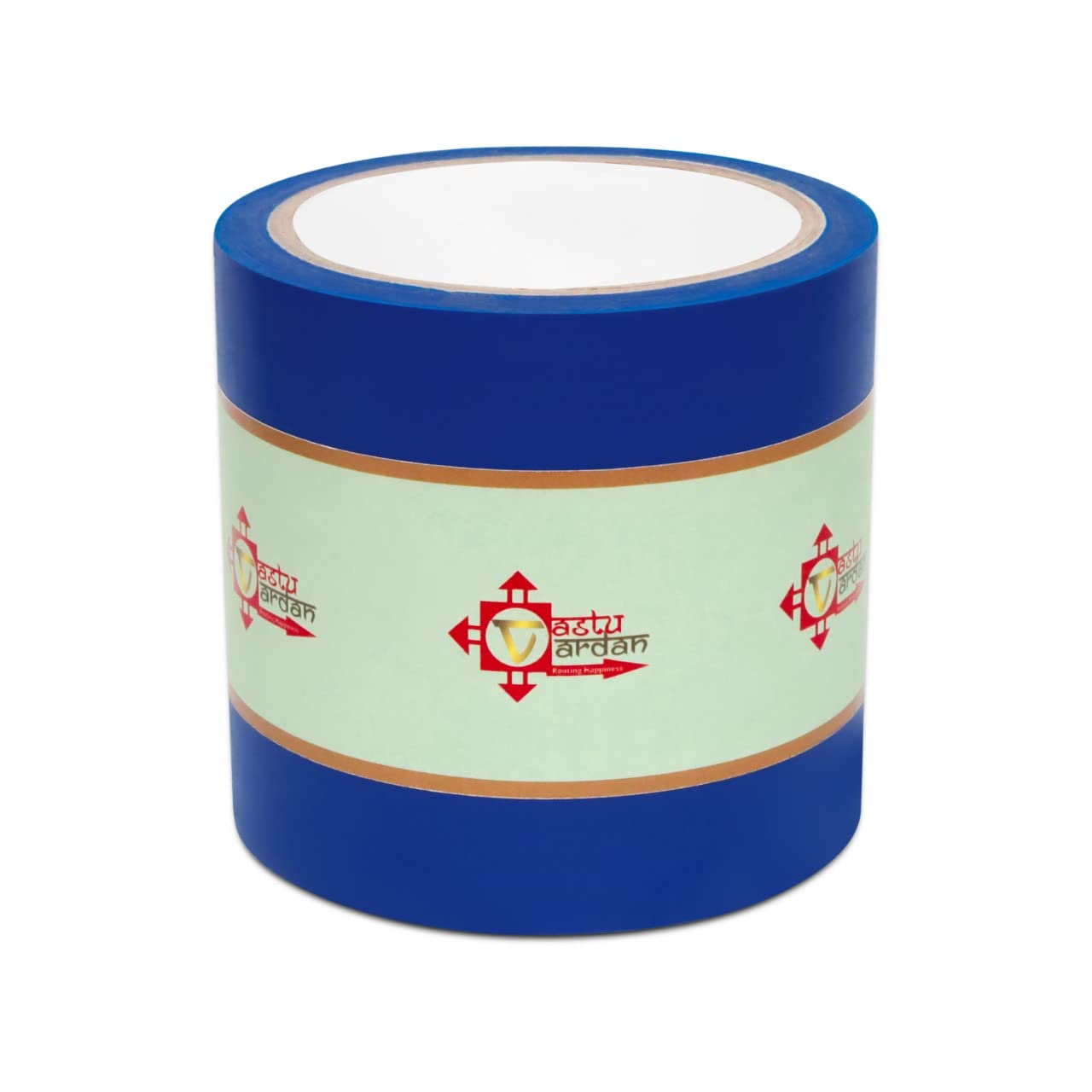Vastu Vardan Blue Vastu Correction Tape | 4 Inch (96mm) Approx | Length- 20 Meter Approx | Toilet Vastu Remedy | Pack of 1
