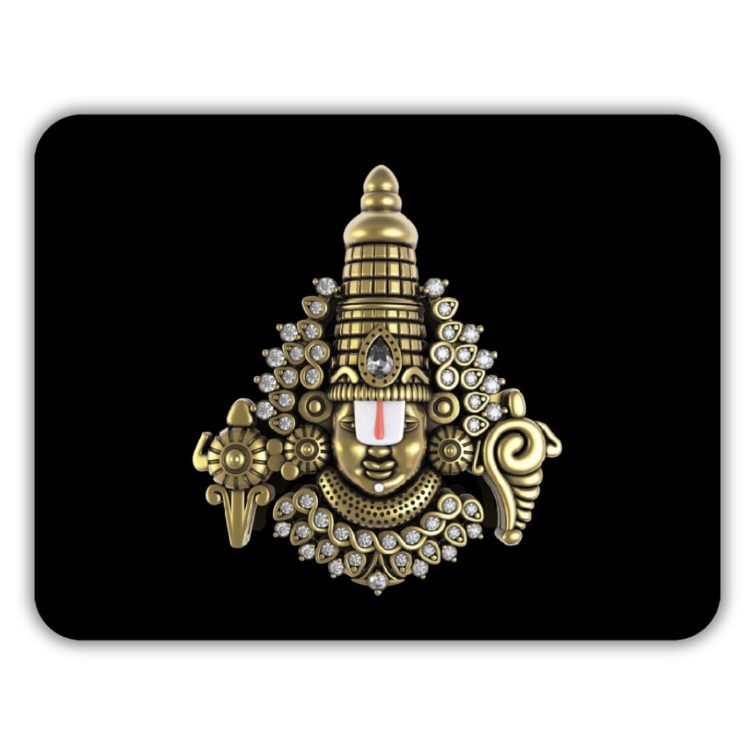 Tirupati Balaji Fridge Magnet- Pack of 1 Fridge Magnet-image-34