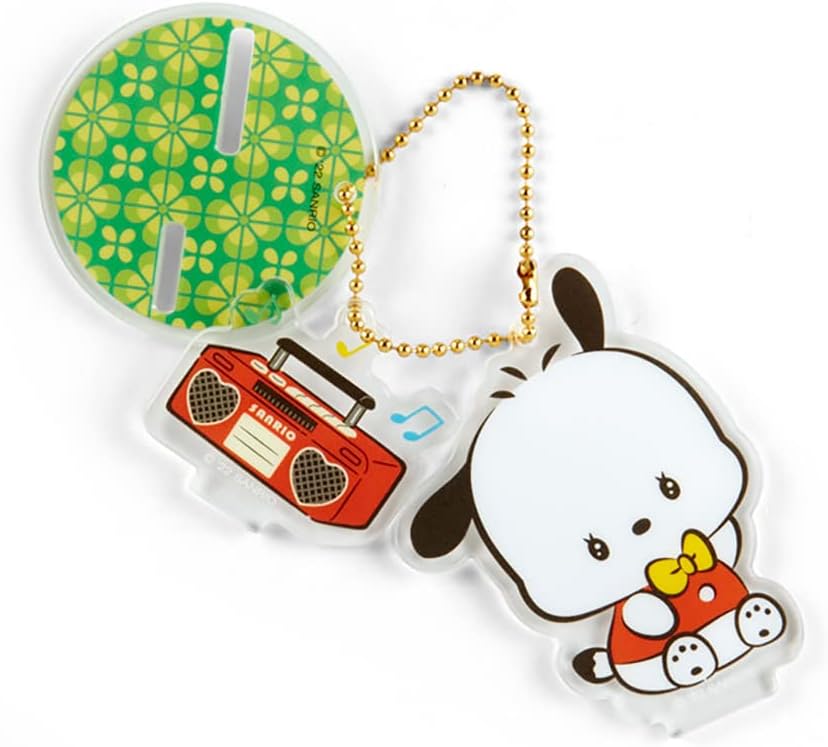 Sanrio 490067 Pochacco Acrylic Stand Pochacco Sanrio Retro Room Design Series Character 2.2 x 0.1 x 2.6 inches (5.5 x 0.3 x 6.7 cm)