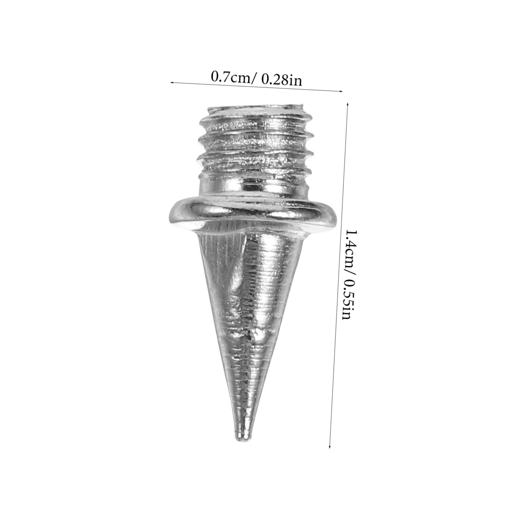 BESPORTBLE Spikes Track Shoes 110pcs Short Spikes for Running Shoes for Track Golf and Baseball