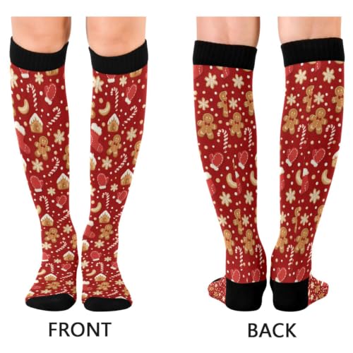 Image of Wusikd Halloween Black Cat Compression Socks for Women and Men Circulation Pumpkin Long Socks for Athletic Running 1