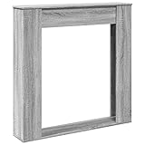 encadrement gris foncé Montage facile et fonctions pratiques - Les composants pré-assemblés permettent une installation rapide. La surface lisse se nettoie facilement avec un chiffon humide - Parfait pour les ménages agités avec un minimum d'entretien.