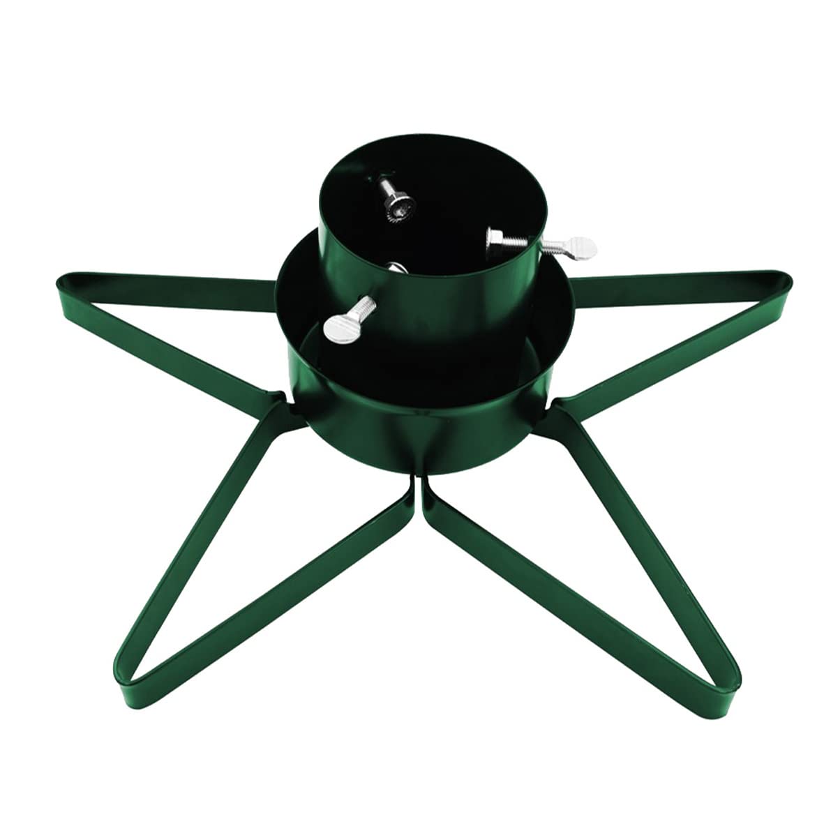 Soporte de Navidad con forma de estrella verde de 47cm para árboles hasta 2.8m The Christmas Workshop