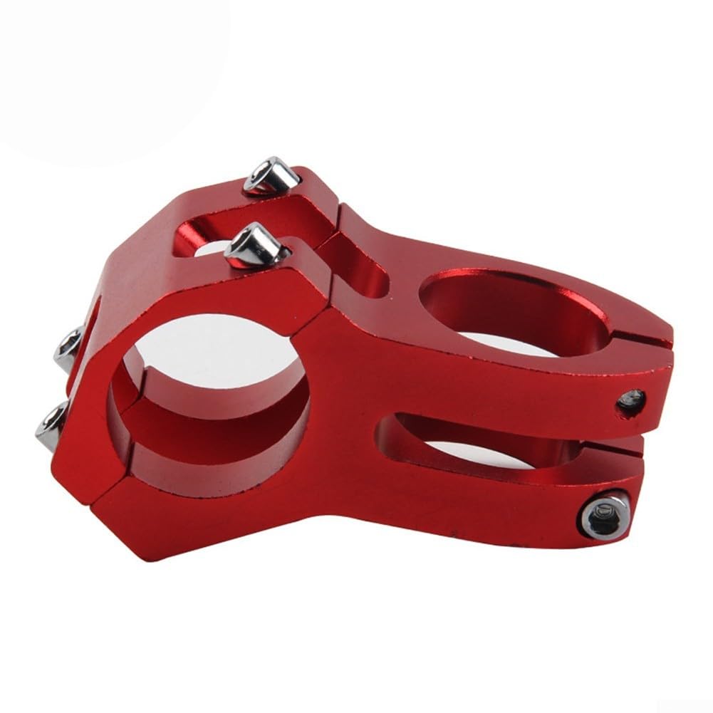SPORTARC Attacco manubrio corto per bicicletta, aggiorna la tua corsa con attacco regolabile per bici , manubrio corto per bicicletta 31 8 mm (arancione)