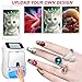 dosiwlatever Nail Art Printer Machine 4800dpi with Custom Photo Printing - 3000+ Built-in Patterns, Automatic Nail Printer, Fast 30 Seconds Printing, UV Curing /5-inch Touch Screen, Beginner-Friendly