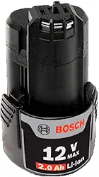 Bosch Bateria de Íons de Lítio GBA 12V 2,0Ah