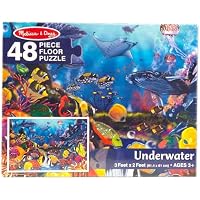 48-Piece Melissa & Doug Underwater Sea Creatures Floor Puzzle